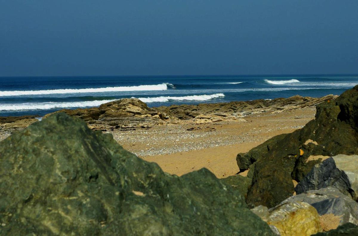 sentier littoral basque près du camping Oyam