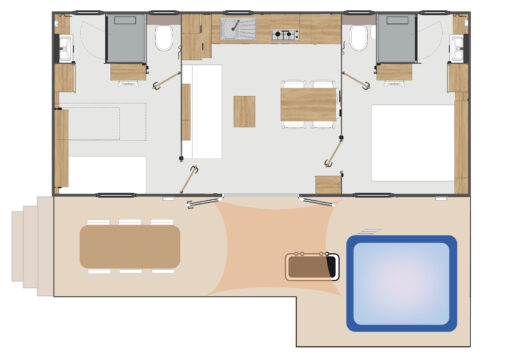 MOBILE HOME LUXE 2CH