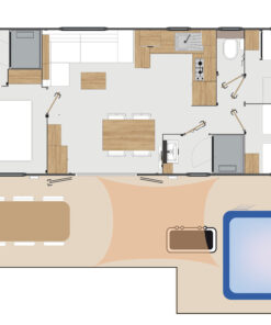 LUXURY MOBILE HOME 3 BEDROOMS